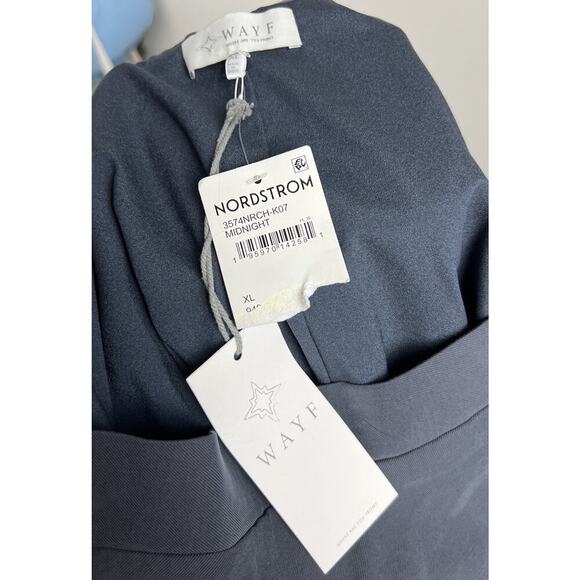 NWT Wayf Midnight Blue Pencil Straight Skirt Size XL Workplace Business Women’s - Picture 4 of 7
